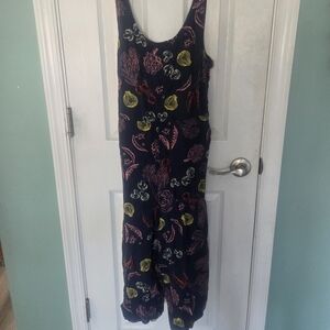 Modcloth Multicolor Floral Jumpsuit